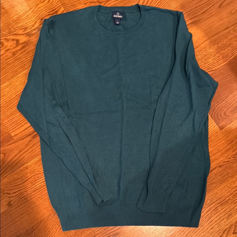 Old Navy Green Crewneck Sweater